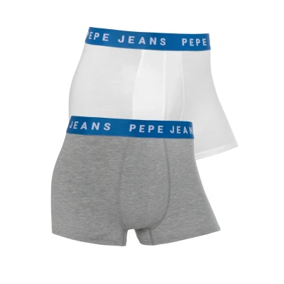 Abbildung von Pepe Jeans LOGO 2 PACK Panties, Herren, Größe: Small, Grey