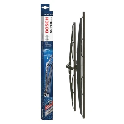 Abbildung von Bosch Automotive Scheibenwischer Super Plus Spoiler SP20/18S, Länge: 500mm/450mm − Set für Frontscheibe Nur Rechtslenker Fahrzeuge (UK)