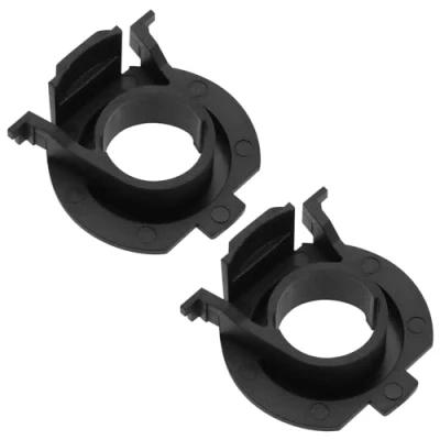 Abbildung von ECSiNG H7 LED Scheinwerfer Adapter, kompatibel mit Discovery, Ford Focus 2017, Fiat 500, 2 Stück