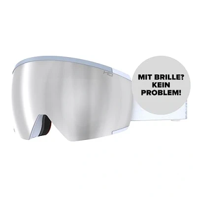 Abbildung von ATOMIC REDSTER HD Skibrille Light Grey Skibrillen mit kontrastreichen Farben Hochwertig verspiegelte Snowboardbrille Brille Live Fit Rahmen für Brillenträger
