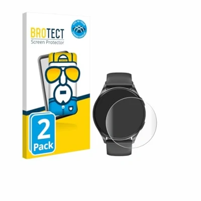 Abbildung von BROTECT 2 Stück Full Cover Schutzfolie für Blackview X20 1.43&quot; Screen Displayschutz Folie [3D Curved, Anti Fingerprint, Kristall Klar]