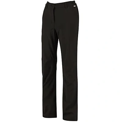 Abbildung von Regatta Damen Fenton Wasserabweisend und Windabweisend Softshell Lange Bein Hose S Schwarz