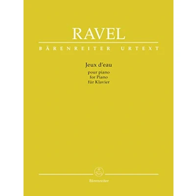 Abbildung von Jeux d&#039;eau für Klavier. Spielpartitur, Urtextausgabe. BÄRENREITER URTEXT