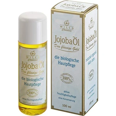 Abbildung von JOJOBAÖL 100% Naturrein, Vegan &amp; Cruelty Free Gesicht, Körper, Haare, Bart, Nägel Intensive Feuchtigkeitspflege 99% Hautverträglichkeit Kaltgepresst Jojoba Oil (100ml)