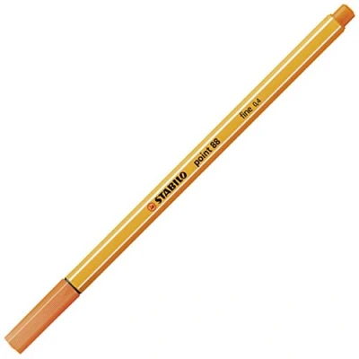Abbildung von Fineliner STABILO point 88 Einzelstift gelbrot