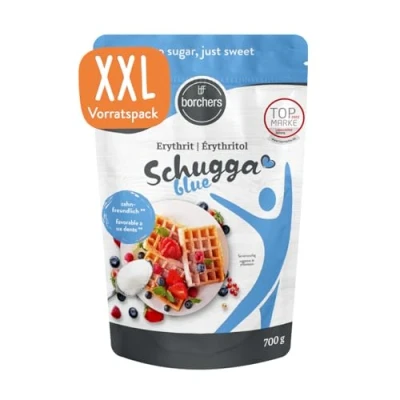 Abbildung von borchers Erythrit 700g Beutel Zuckeralternative Zuckerersatz Süßungsmittel Zuckerfrei Kalorienfrei 0,7kg