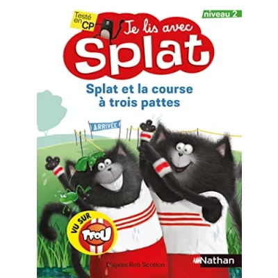 Abbildung von Je lis avec Splat : et la course à trois pattes Niveau 2