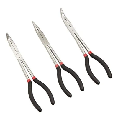 Abbildung von Amazon Basics Zangen Set mit langer Reichweite, 3 Stück, 1er Pack, Schwarz