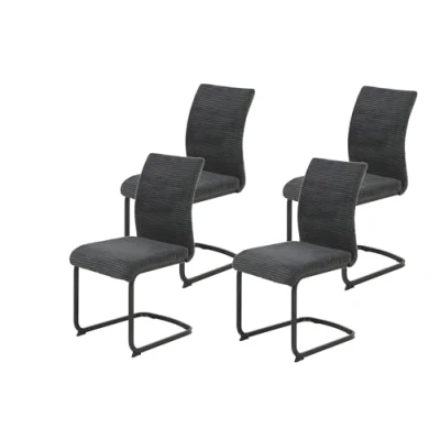 Abbildung von HELA Freischwinger &quot;FABIA&quot;, (Set), 4 St., Breitcord, 120 Kg belastbar, Stoff in 2er und 4er Set