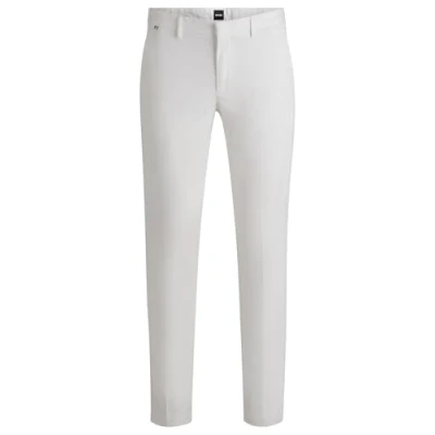 Abbildung von BOSS Herren Kaito1 Slim Fit Chino aus elastischer Baumwoll Gabardine Weiß 54
