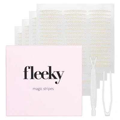 Abbildung von fleeky Schlupflider Stripes Magic unsichtbare Augenlider zum Lifting ganz ohne OP, eyelid tape, Doppel Schluplid Aufkleber zu Kaschierung (M)