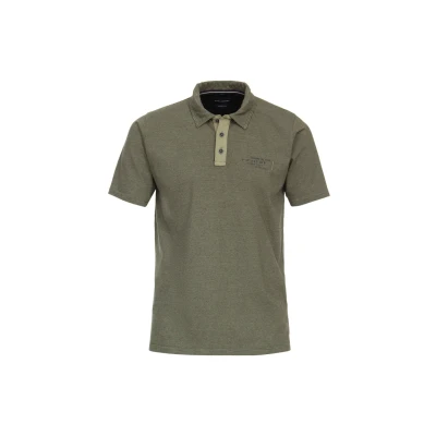 Abbildung von Casamoda Andere Muster Poloshirt, Herren, Größe: Large, Olive