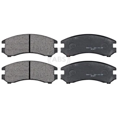 Abbildung von A.B.S. 36611 Bremsbelagsatz ohne integrierten Verschleißsensor SUZUKI: SWIFT 2 Stufenheck, Schragheck, NISSAN: SUNNY Coupe