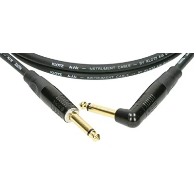 Abbildung von KIKKG pro instrumenten kabel mit metall klinke von KLOTZ (1,5, schwarz)