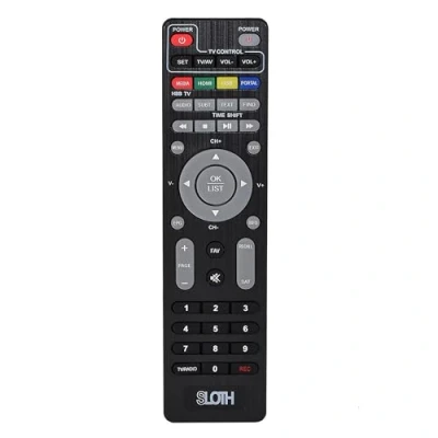 Abbildung von Ersatz Fernbedienung für Opticum Sloth Classic Combo Mini Hybrid HD HDTV Digital Sat Satelliten Receiver Empfänger