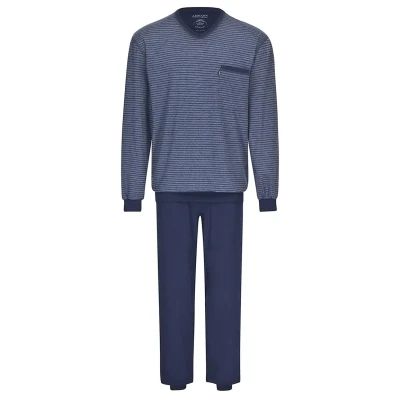 Abbildung von Ammann SET Nachtwäsche Set, Herren, Größe: 48, Blau