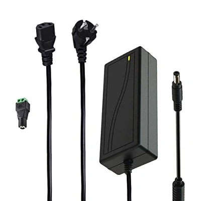 Abbildung von Arotelicht 24V Netzteil LED Trafo 3A 72W Netzadapter Adapter Power Supply Transformator Treiber mit Kaltgerätestecker für 5050 SMD Streifen Strip Band, Universal