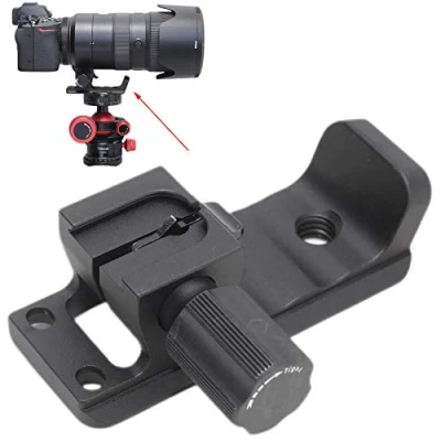 Abbildung von iShoot Objektivmanschette Ersatzfuß Stativhalterung Ring Basis kompatibel mit Nikon Nikkor Z 70 200 mm f/2.8 VR S, Objektivhalter Arca Fit Schwalbenschwanz