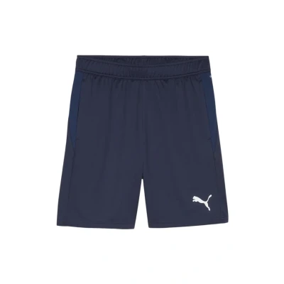 Abbildung von Puma kurze Sporthose, Herren, Größe: Small, Dunkelblauweissblau
