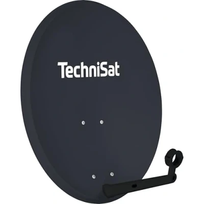 Abbildung von TechniSat TECHNITENNE 70 Satellitenschüssel (70 cm digital Sat Anlage, Antenne mit Masthalterung, vorbereitet für die Aufnahme eines 40 mm LNB) anthrazit