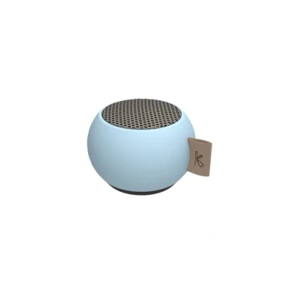 Abbildung von KREAFUNK aGO Mini, Bluetooth Lautsprecher, Speaker, TWS Kopplung für Stereo Sound, Voice Assistent, wasserdicht, Cloudy Blue