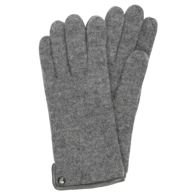 Abbildung von Roeckl Klassischer Fingerhandschuh, Damen, Größe: 6, Flanell
