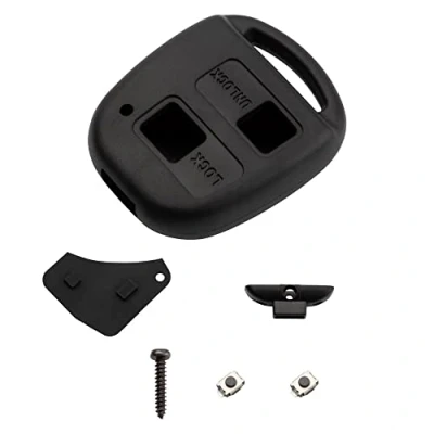 Abbildung von Konuooer Auto Fernbedienung mit 2 Gummitasten Gehäuseabdeckung für Aygo Corolla Yaris RAV4 Prado Avensis Land Cruiser Previa Echo Tarago Alphard