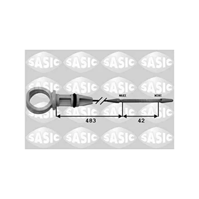 Abbildung von SASIC 1940003 Ölmeßstab gelb PEUGEOT: 207 Schrägheck, 5008 I, 3008 CITROËN: C5 III Kombi, C4 I Grand Picasso, Picasso 1