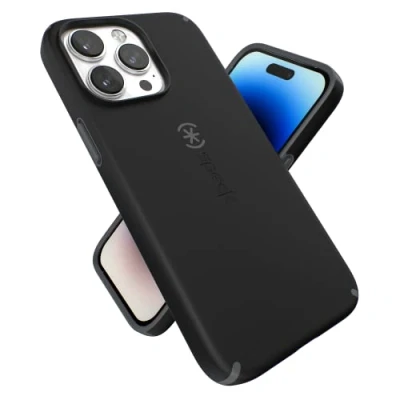 Abbildung von Speck Products CandyShell Pro Schutzhülle für iPhone 14 Max, Schwarz/Schiefergrau