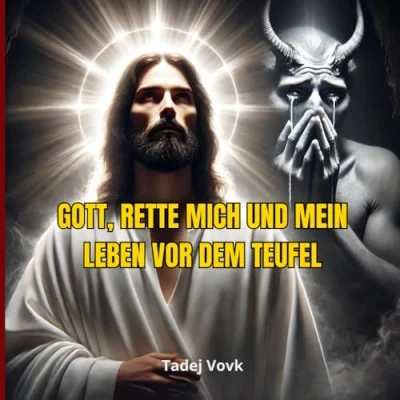 Abbildung von Gott, rette mich und mein Leben vor dem Teufel: Eine kurze Bildgeschichte über die Hölle den Himmel