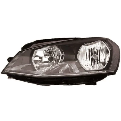 Abbildung von IPARLUX 11010702 Scheinwerfer rechts H15, H7 mit Tagfahrlicht Elektromotor Gehäuse schwarzem Innenteil VOLKSWAGEN: Golf 7 Schrägheck