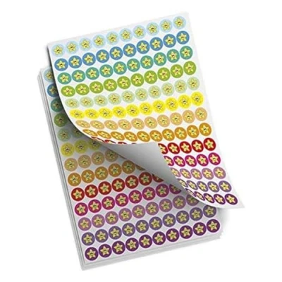 Abbildung von TimeTEX Belobigungs Aufkleber&quot;Sternchen bunt&quot;, 520 Stk.