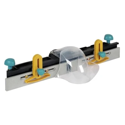 Abbildung von wolfcraft GmbH 1 Parallel Fräsanschlag, Fräsenführung, Schwarz, Edelstahl, 4 cm, 2,7 6902000, 6902506, 6902612, 6906000, 6906506, 6906612, 6918000
