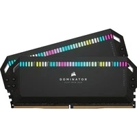 Abbildung von Corsair DOMINATOR PLATINUM RGB DDR5 RAM 64GB (2x32GB) 6400MHz CL32 Intel XMP iCUE Kompatibel Computer Speicher Schwarz (CMT64GX5M2B6400C32)