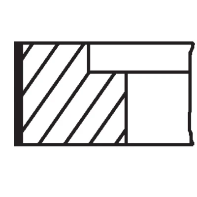 Abbildung von MAHLE ORIGINAL 034 74 N2 Kolbenringsatz 81,51 VOLKSWAGEN: GOLF 3, 2, Passat B3/B4 Variant, AUDI: 80 B3, B4 Limousine, Coupe B3
