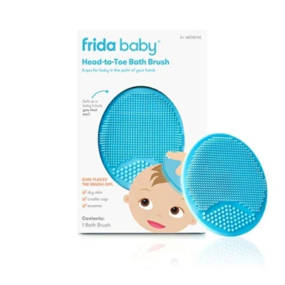 Abbildung von Frida Baby DermaFrida The SkinSoother Bath Silikonbürste …
