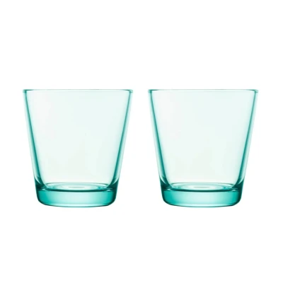 Abbildung von Iittala Glas Kartio 210 ml Wassergrün 2 Stück