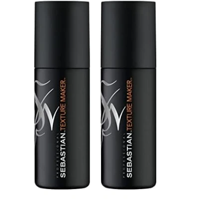 Abbildung von SEBASTIAN PROFESSIONAL TEXTURE MAKER ultraleichtes Volumen Spray mit Meersalz Kristallen (150 ml) vielseitiges Texturspray für ein Haarstyling mattem Finish und Textur