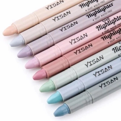 Abbildung von YISAN Bibel Textmarker, Bibelmarker Stifte, Highlighter, Markerstifte Set, 8 Farben,70634