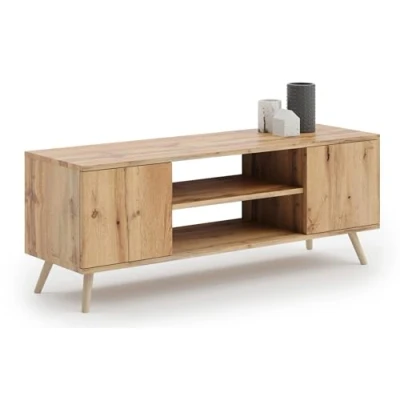 Abbildung von KOBI TV Schrank Focus Tisch Skandinavischer Stil Skandinavierischer Style Fernseher Möbel Wohnzimmer Schränke Fernsehtisch RTV Unterschrank