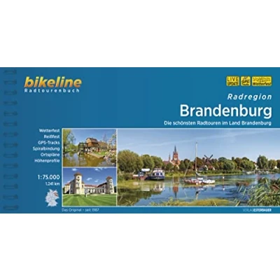 Abbildung von Radregion Brandenburg: Die schönsten Radtouren im Land Brandenburg, 1.241 km, 1:75.000, wetterfest/reißfest, GPS Tracks Download, LiveUpdate (Bikeline Radtourenbücher)