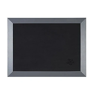 Abbildung von Bi Office FB07361002 Kamashi Notiztafel, MDF Rahmen Softtouch Oberfläche Schaum, 90 x 60 cm großer, 45 mm dicker, anthrazit