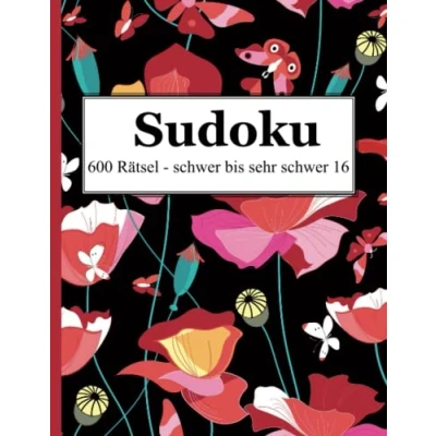 Abbildung von Sudoku 600 Rätsel schwer bis sehr 16