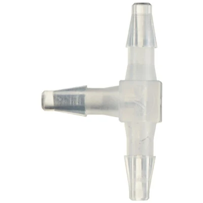 Abbildung von neoLab Polypropylen Spezial T Verbinder für 1,5 mm 2,5 Innen Durchmesser Schlauch, Transparent, 10 Stück