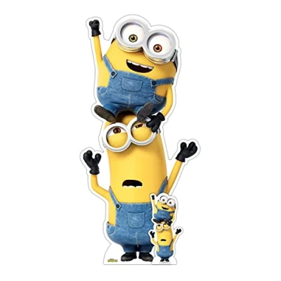 Abbildung von Star Cutouts SC4122 Kevin und Bob Minions Pappaufsteller Spielzeug, Minion Party, Zimmer &amp; Geburtstag Dekorationen