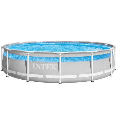 Abbildung von Intex Framepool &quot;Clearview Prism Frame Pool&quot;, ØxH: 422x107 cm, massive Konstruktion aus pulverbeschichtetem Stahl