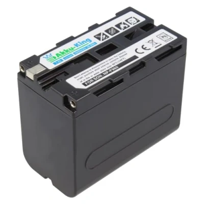 Abbildung von Akku King kompatibel mit Sony NP F960, F970, F950, XL B2 Li Ion 6600 mAh für NEX EA50, DCR TR7, HDR FX1000, HVR Z1E, VX1000