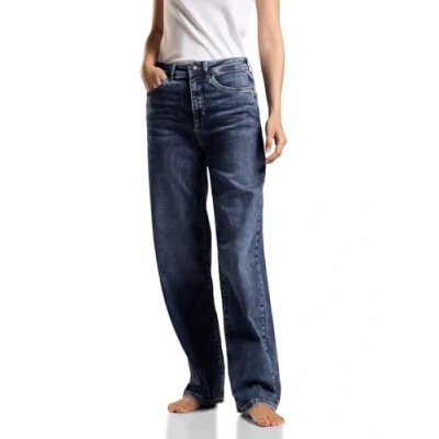 Abbildung von Street One Flared Jeans, Damen, Größe: 28x32, Blau