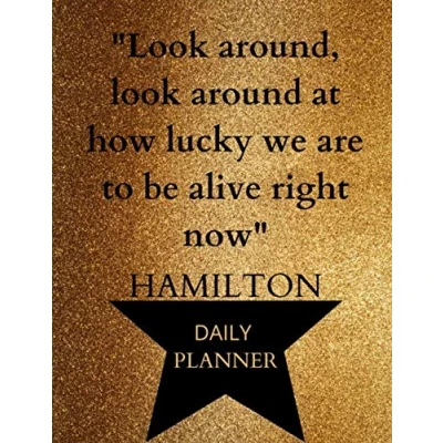 Abbildung von Hamilton daily journal planner: A planner perfect for fans of the musical