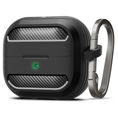 Abbildung von Spigen Rugged Armor Hülle Kompatibel mit Samsung Galaxy Buds 3 Pro Matt Schwarz